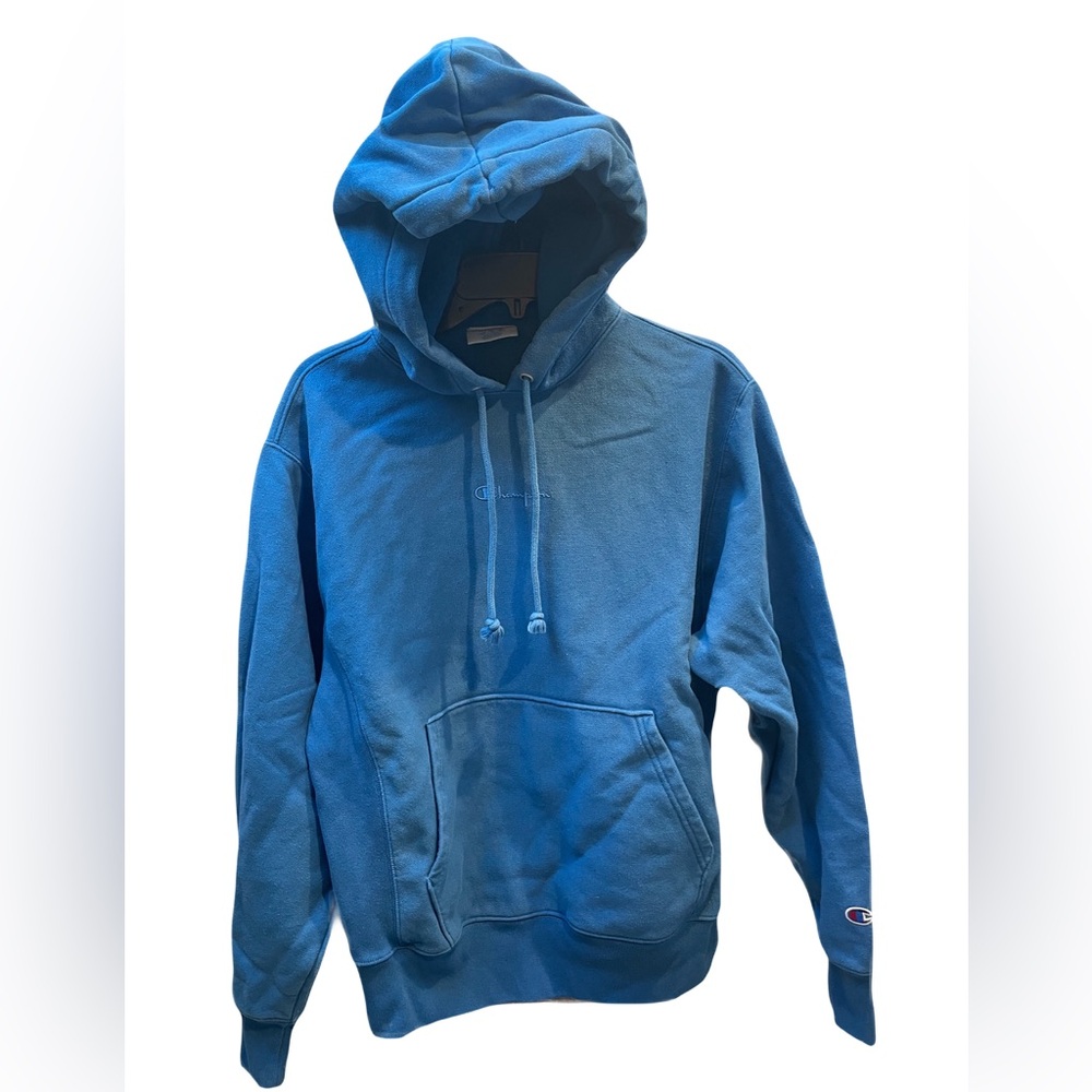 ❤️ URBAN OUTFITTERS CHAMPION BLUE HOODIE SWEATSHIRT SIZE MEDIUM